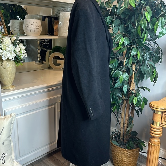 EUC Men’s Silver Cloud Italian/Bulgarian Cashmere Blend Long Casual Overcoat,46L - Picture 4 of 16